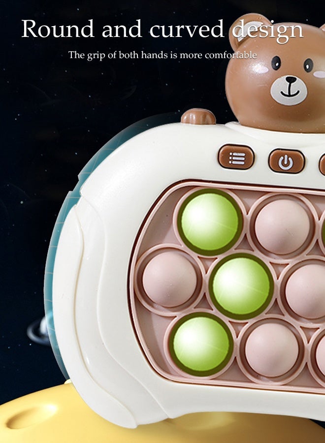 DUNISO ألعاب الأطفال ضرب الخلد، ألعاب تخفيف التوتر، لعبة الدفع السريعة، لعبة إلكترونية، أوضاع متعددة، ألعاب تفاعلية بين الوالدين والأطفال، هدايا عيد الميلاد والعطلات للأطفال - Image 3