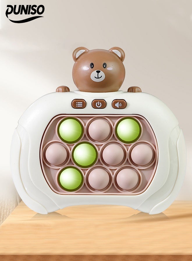DUNISO ألعاب الأطفال ضرب الخلد، ألعاب تخفيف التوتر، لعبة الدفع السريعة، لعبة إلكترونية، أوضاع متعددة، ألعاب تفاعلية بين الوالدين والأطفال، هدايا عيد الميلاد والعطلات للأطفال - Image 1