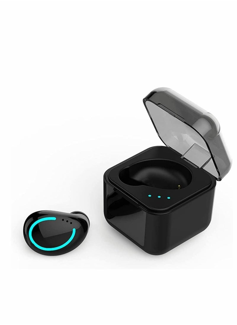 Y&D - Single Bluetooth Earbud Mini Invisible Wireless Hidden Headphone for Work Music Relax Painless Android Blue Tooth in-Ear Noise Cancelling HD Sound Quality Fast Pairing IPX7 Waterproof - Image 1