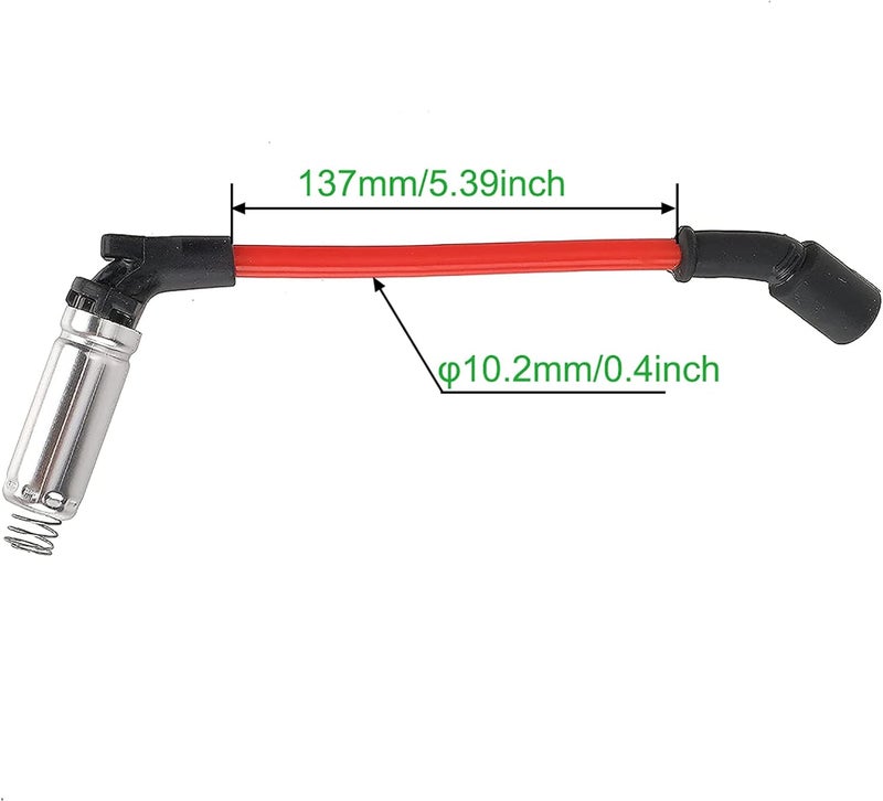 KAKO 10.2MM Spark Plug Ignition Wire Set for 2000-2009 Chevy GMC Saab Isuzu V8 by KAKO - Image 4