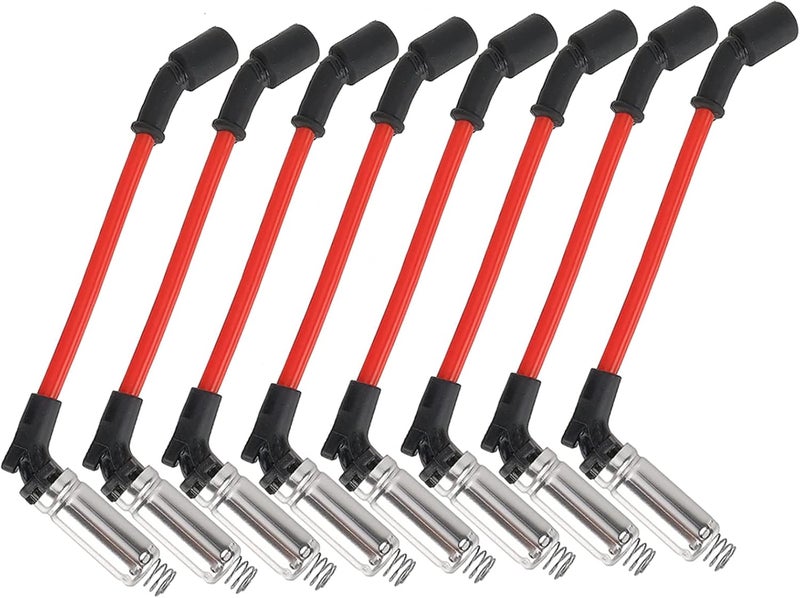 KAKO 10.2MM Spark Plug Ignition Wire Set for 2000-2009 Chevy GMC Saab Isuzu V8 by KAKO - Image 1
