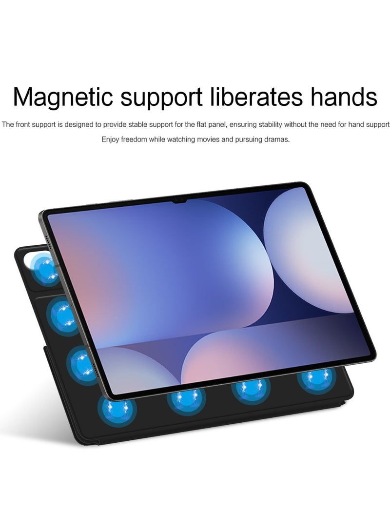 عام غطاء متوافق مع جالكسي تاب إس10 الترا 14.6 إنش SM-X920/X926 (2024) - تثبيت مغناطيسي قوي، غطاء رفيع متعدد الزوايا، استيقاظ/نوم تلقائي، حماية متينة - Image 4