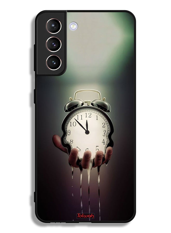 Tolwak Samsung Galaxy S21 5G Protective Case Cover Clock - Image 3