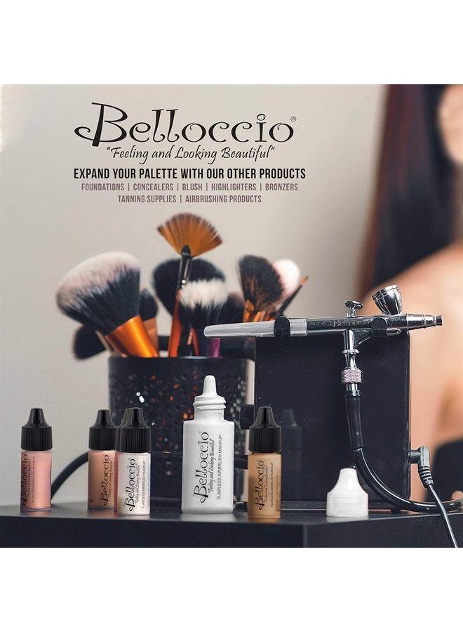 Belloccio High Definition Medium Shade Makeup Concealer 5 gram Jar - Conceal Imperfections, Hide Blemishes, Dark Under Eye Circles, Cosmetic Cream - Use Under Airbrush Foundation - Image 3