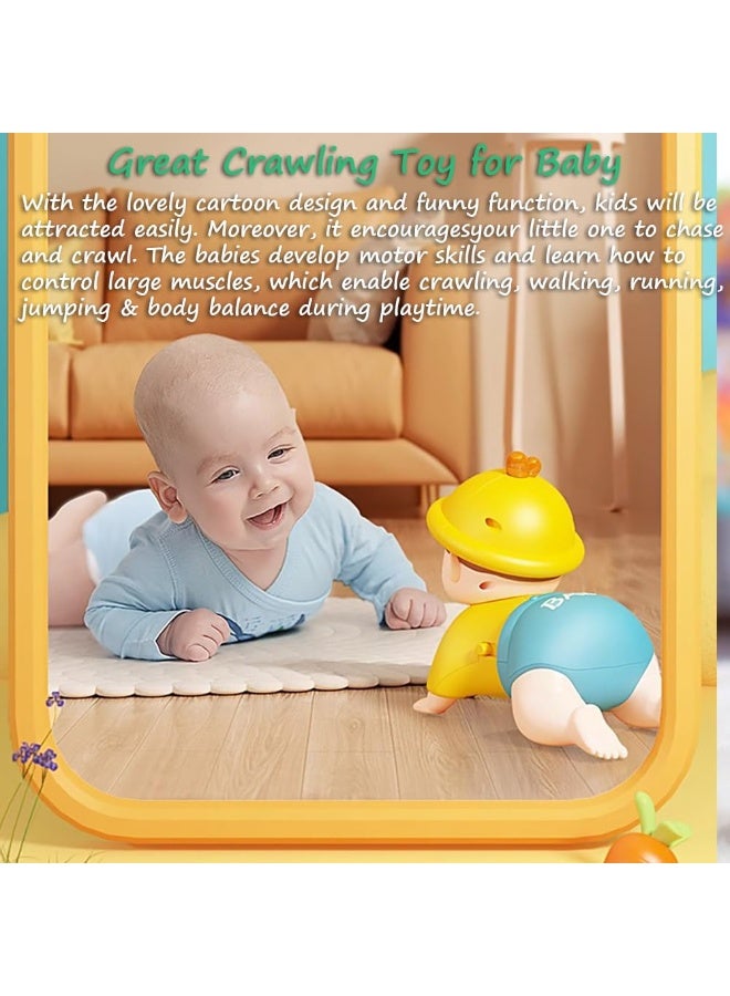 Crawling Baby Toy with Lights & Sounds - Musical Educational Toy for 18+ Months | Tummy Time Learning & Development - Image 4