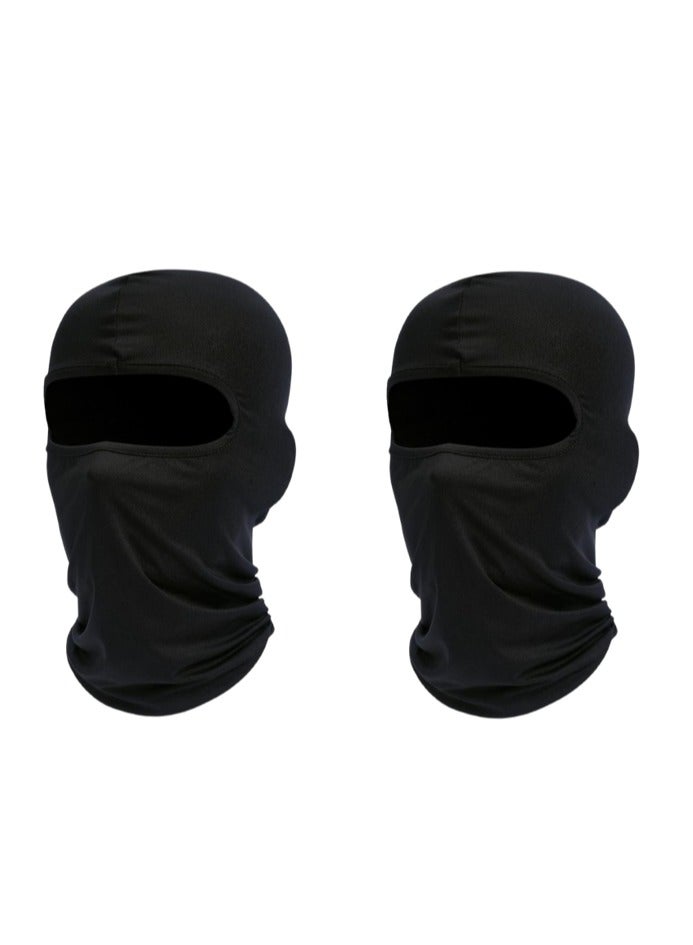 Generic 2PCS Breathable Full Face Mask for Skiing, Motorcycle, Running, and UV Protection – Lightweight & Durable  - Image 1