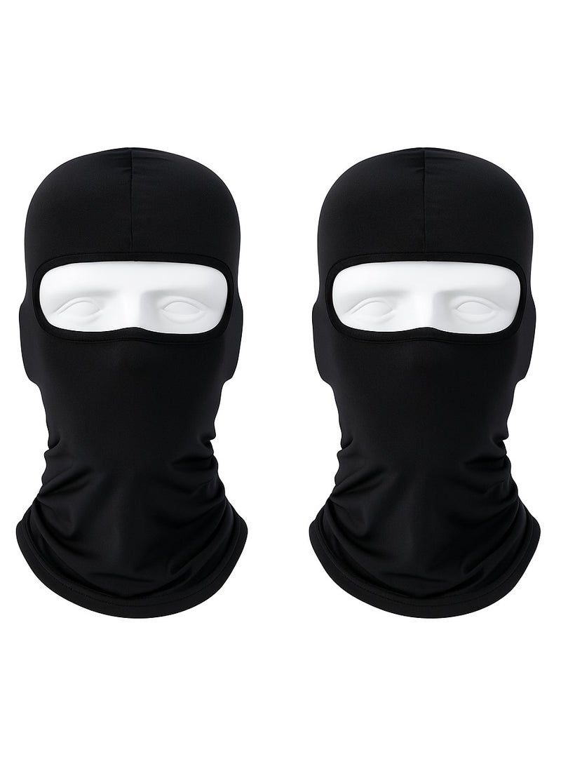 Balaclava Face Mask 2 pack Summer Motorcycle face cover Cooling Neck Gaiter UV Protector Mask for Men/Women - Image 1
