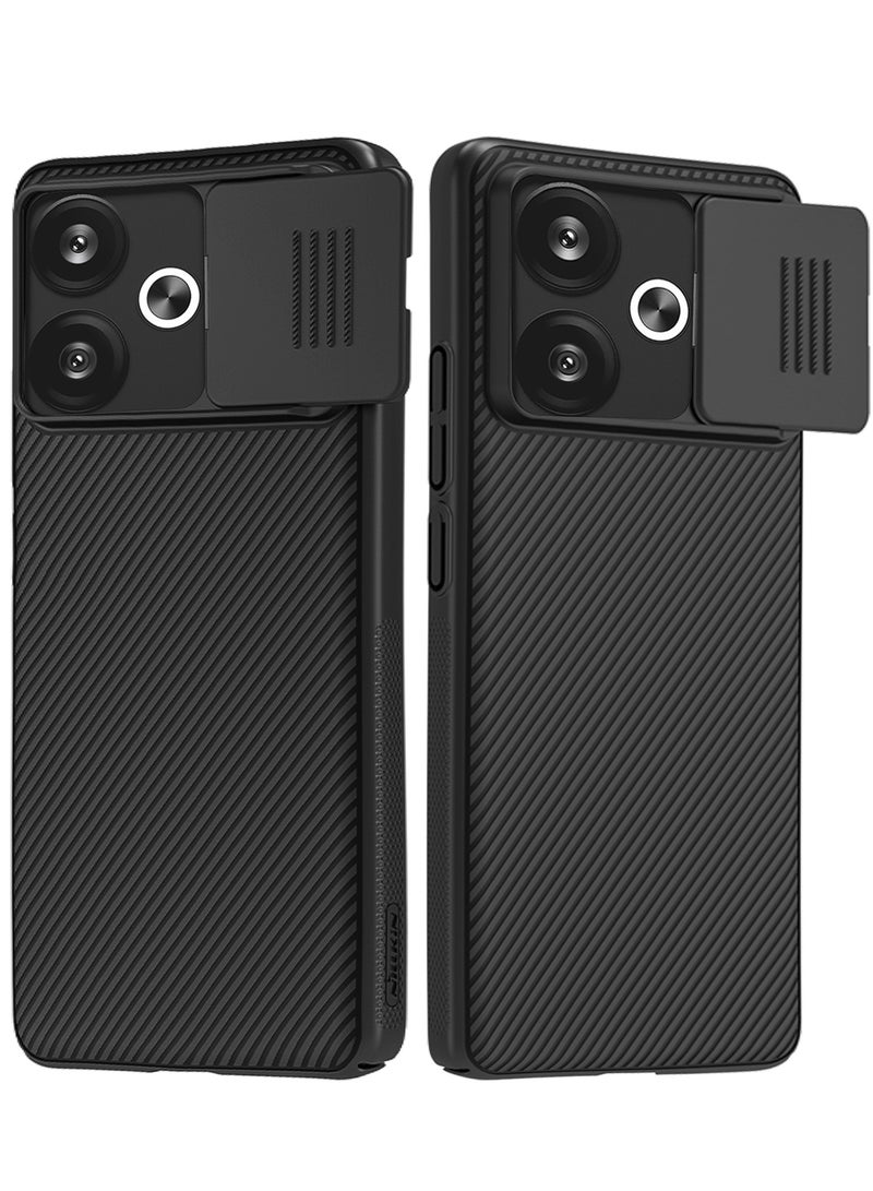 Nillkin For Xiaomi Poco F6 Case TPU Shockproof Airbag Bumper Cover, 360 Degree Protection Camera Lens Slide Back Cover, Anti-Fingerprint Lightweight Casing - Image 1