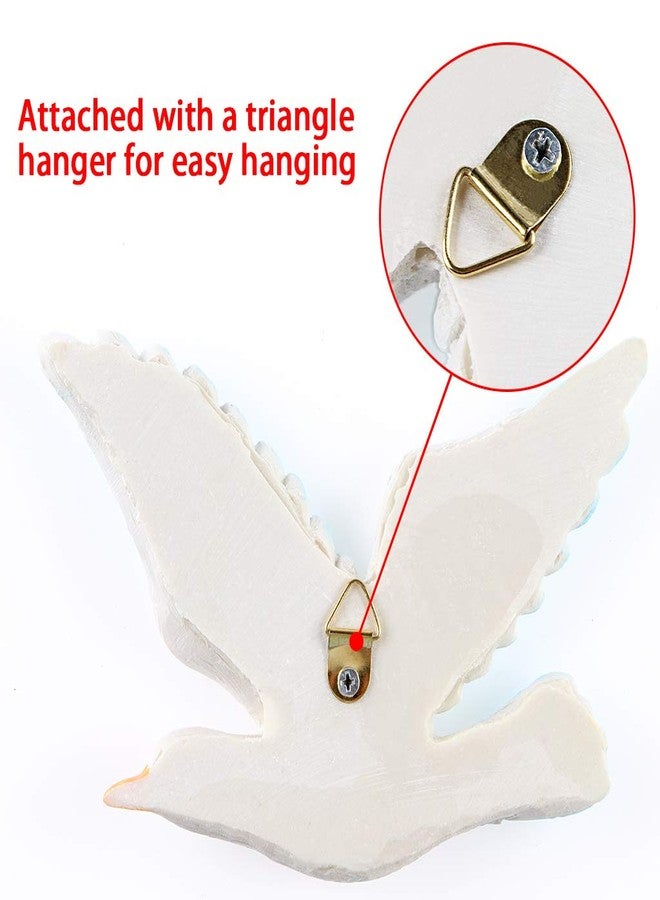 MDLUU 3 Pcs Seagull Wall Art, Seagull Wall Hanging Decor, Seagull Wall Plaques for Beach Theme Bedroom, Coastal Theme Living Room Decor - Image 4