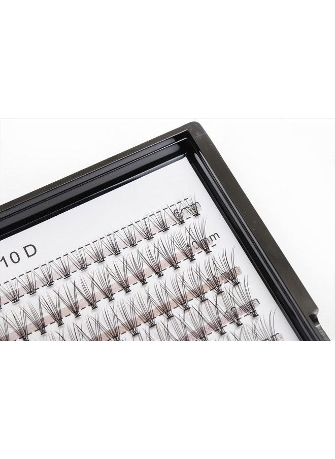 240PCS 10D /20D Mixed,8-12mm,10-14mm,12-16mm,14-18mm,16-20mm and Under Eyelashes Mixed Cluster C Curl Natural False Eyelash Extension Soft Lashes Individual Eyelashes (10-14mm Mixed)
