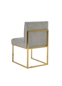 Luxury Collection Brooklyn Dining Chair, Grey & Gold - pzsku/Z6E97F70AEFF04A1A888BZ/45/_/1647518211/a79fe696-e9f7-4962-929d-071847bc2a61