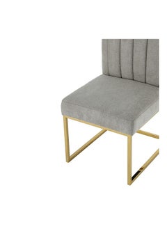 Luxury Collection Brooklyn Dining Chair, Grey & Gold - pzsku/Z6E97F70AEFF04A1A888BZ/45/_/1647518211/b0ae90c7-2a6e-4c8c-a7e0-55ca7db38481