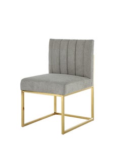 Luxury Collection Brooklyn Dining Chair, Grey & Gold - pzsku/Z6E97F70AEFF04A1A888BZ/45/_/1647518211/db7da8dd-354f-43b8-8f35-aa129e4aceb2