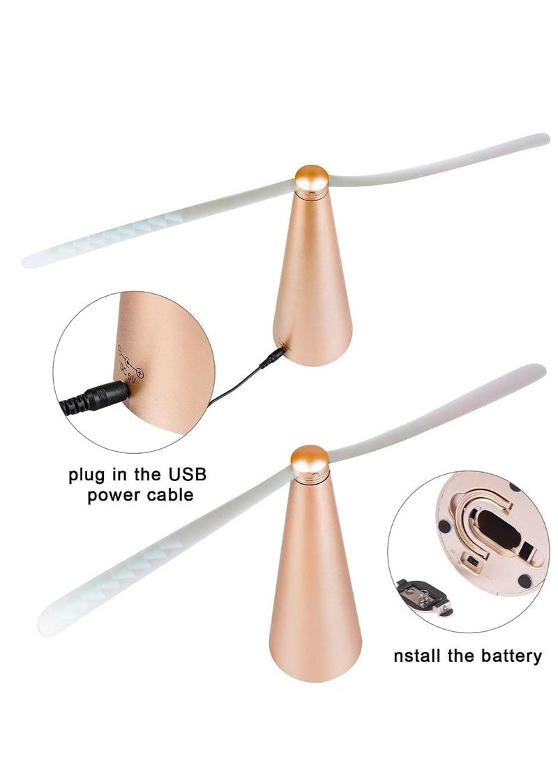 KASTWAVE Fly Repellent Fan  Portable Electric Mosquito/Fly/Insect Away Insect , Household and Enjoy Outdoor Meal (Rose Gold)  - Image 4