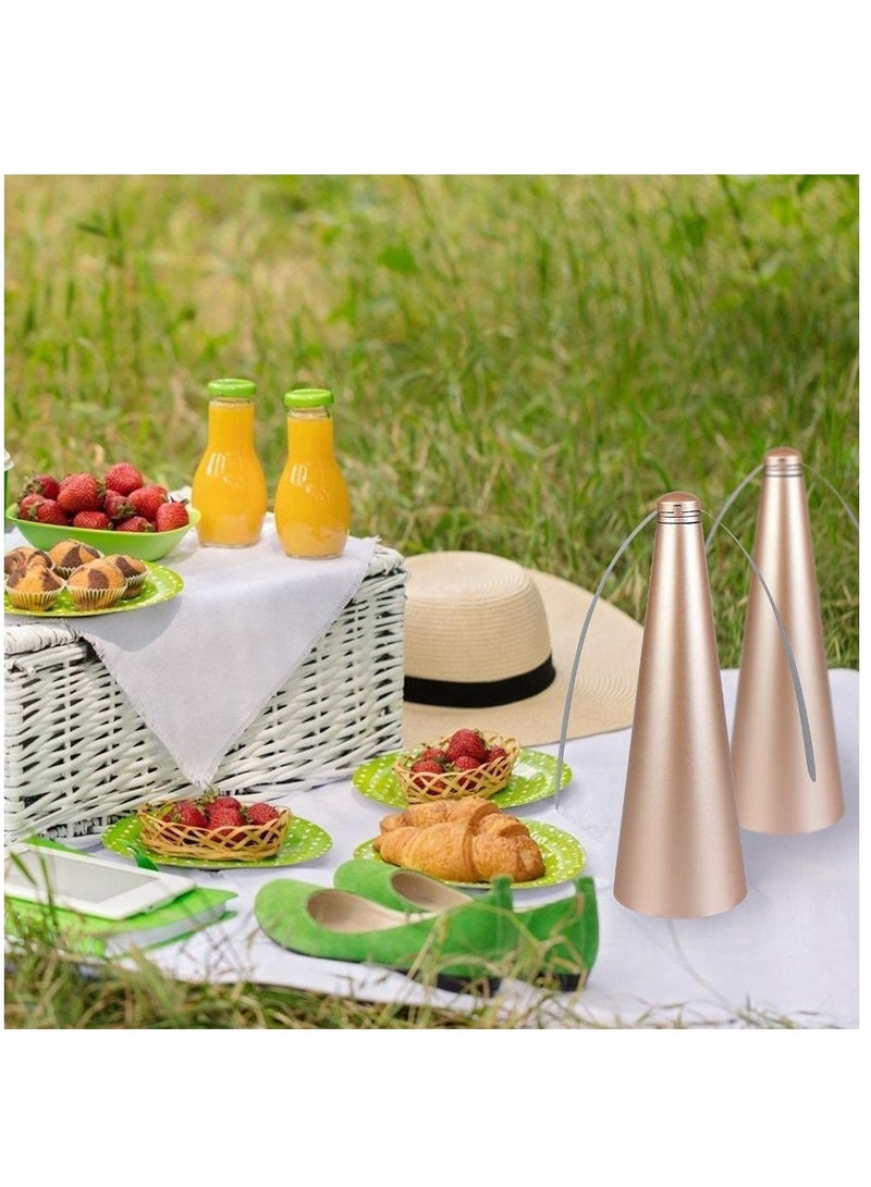 KASTWAVE Fly Repellent Fan  Portable Electric Mosquito/Fly/Insect Away Insect , Household and Enjoy Outdoor Meal (Rose Gold)  - Image 3