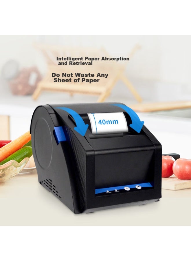 Gprinter Jiaboge Gp-3120tud Thermal Bluetooth Label Printer, Adhesive Barcode Printer, Clothing Tag/qualification Certificate/milk Tea Sticker Food Store Labeling Machine - Image 2