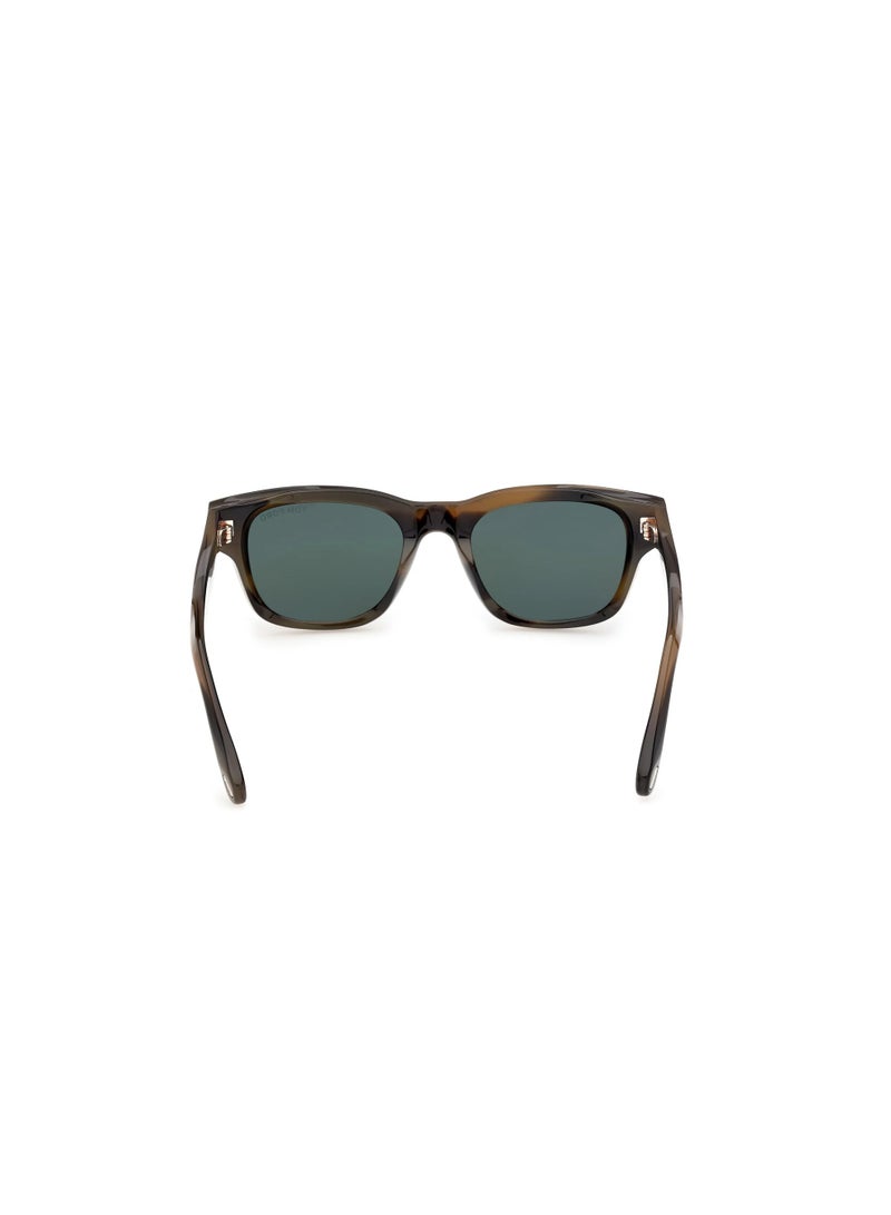 توم فورد نظارات شمسية مربعة بإطار كامل للرجال من توم فورد، طراز Caleb-02 FT1357 55N - Image 4
