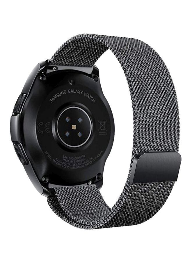 NIBEMINENT Replacement Band For Samsung Galaxy Watch /Gear S3 Frontier/Classic 46/22mm Black