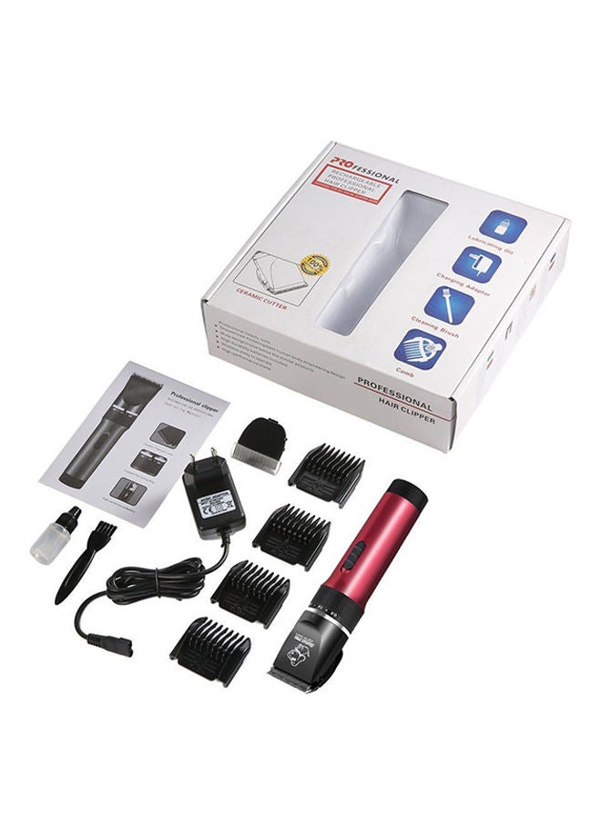 NIBEMINENT Professional Electric Pet Clipper Cutting Machine Red/Black 180x32x45millimeter - Image 5