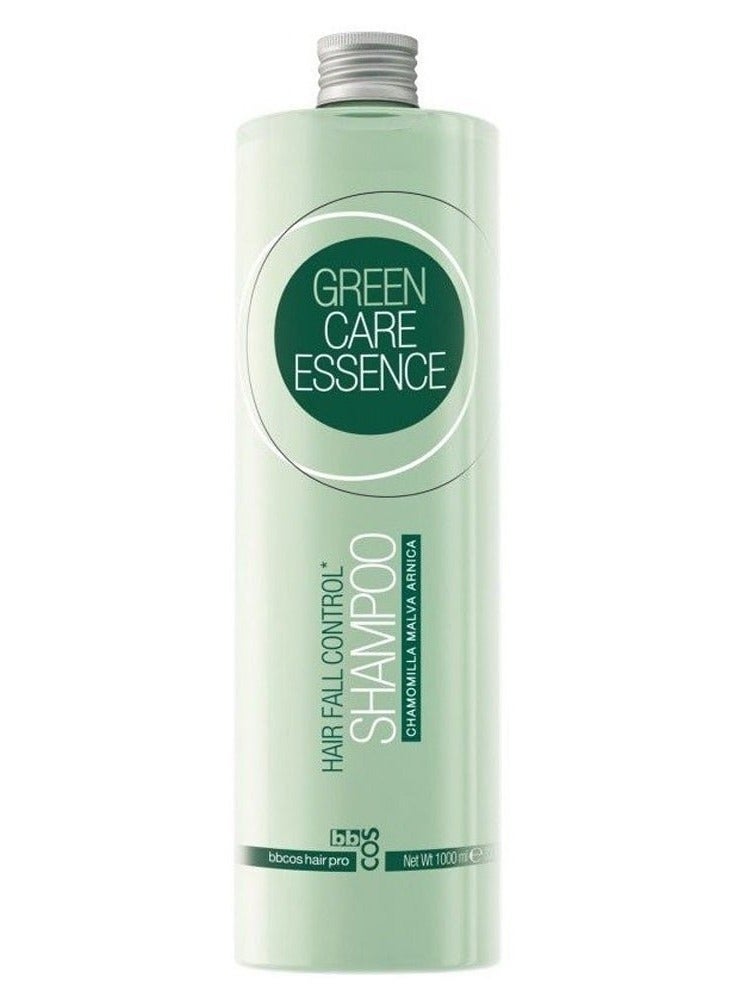 BBCOS - Green Care Essence Hair Fall Control Shampoo with Chamomile, Malva, and Arnica - Family Size 1000ml