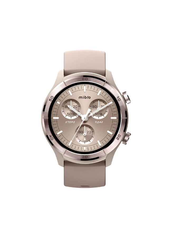 Mibro A3 Smart Watch for Unisex, IPS Display, 1.39 Inch - Mocha - Image 2