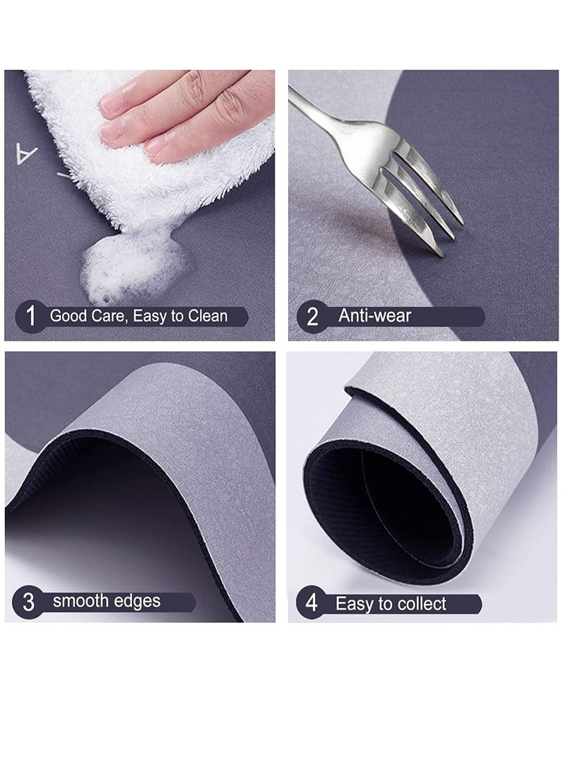 ALMUFARREJ - Super Absorbent Soft Non-Slip Quick Drying Floor Bath Tub Mat 48x78 cm - Image 1