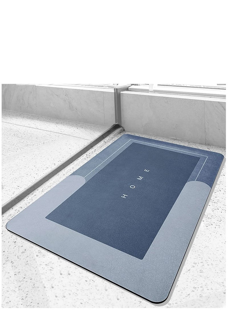 ALMUFARREJ - Super Absorbent Soft Non-Slip Quick Drying Floor Bath Tub Mat 48x78 cm - Image 1