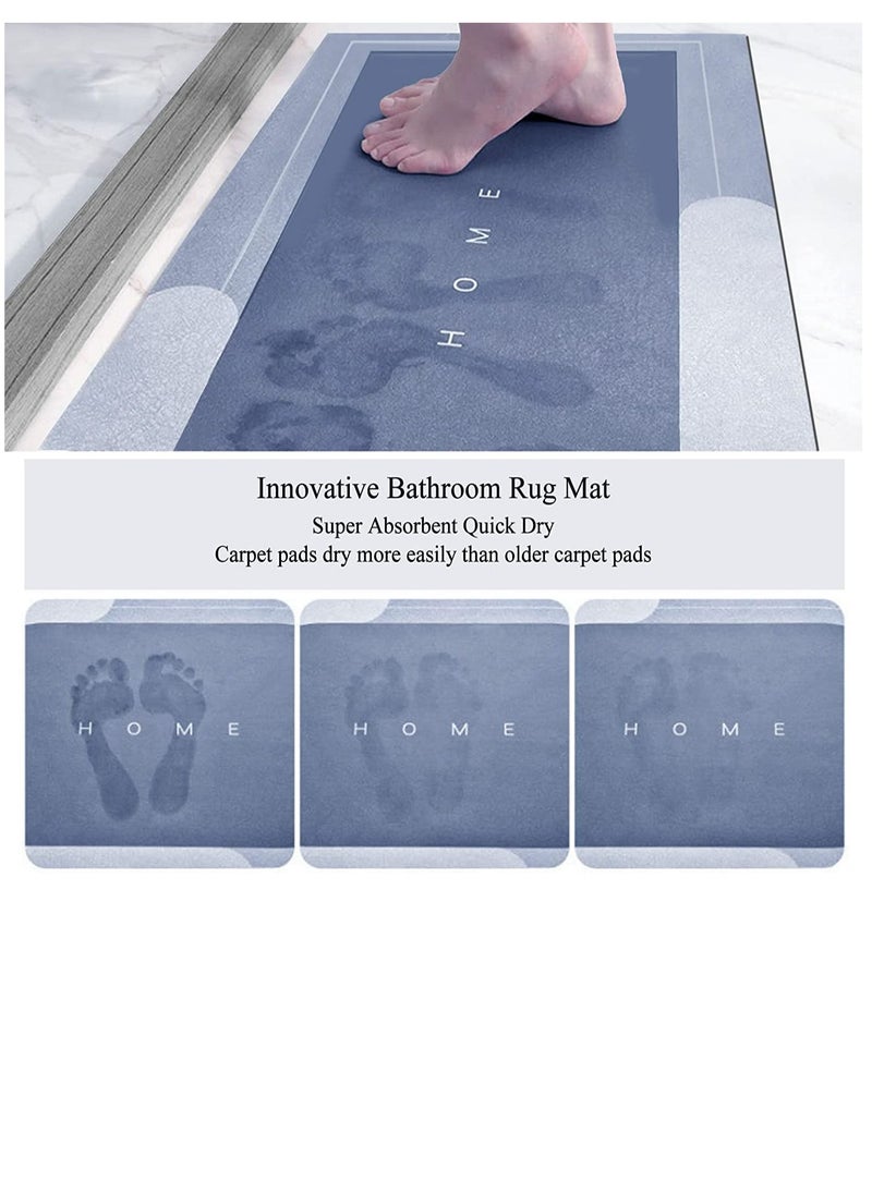 ALMUFARREJ - Super Absorbent Soft Non-Slip Quick Drying Floor Bath Tub Mat 48x78 cm - Image 1