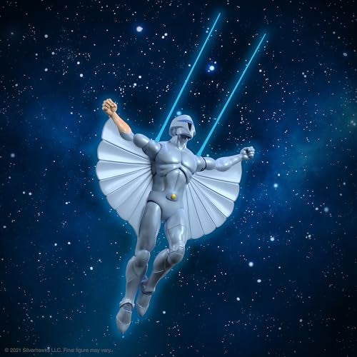 Super7 ULTIMATES! SilverHawks Quicksilver - 7" SilverHawks Action Figure with Accessories Classic Cartoon Collectibles and Retro Toys - Image 5