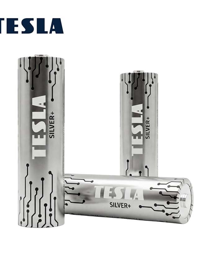Tesla بطاريات تسلا AA فضية + قلوية LR6 1.5 (8+2) قطع - Image 2