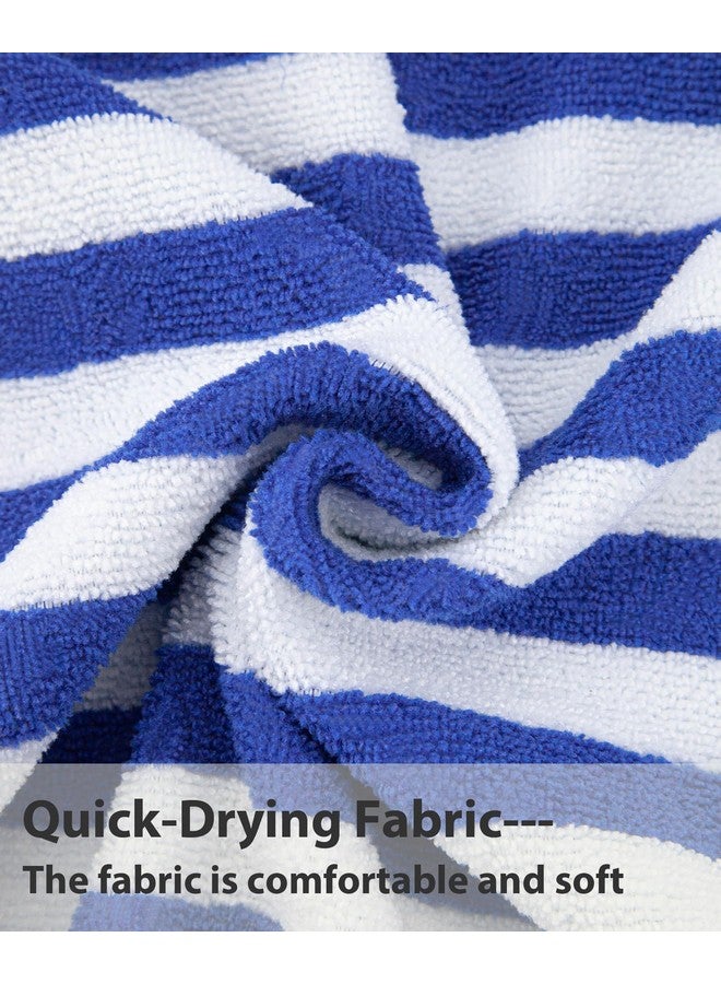 MissShorthair بونشو منشفة أطفال ميس شورت هير بغطاء رأس بسحاب مع جيب لغطاء الشاطئ منشفة سباحة رداء للأولاد والبنات بأسلوب بسحاب أزرق لابيس 5-7 سنوات - Image 5