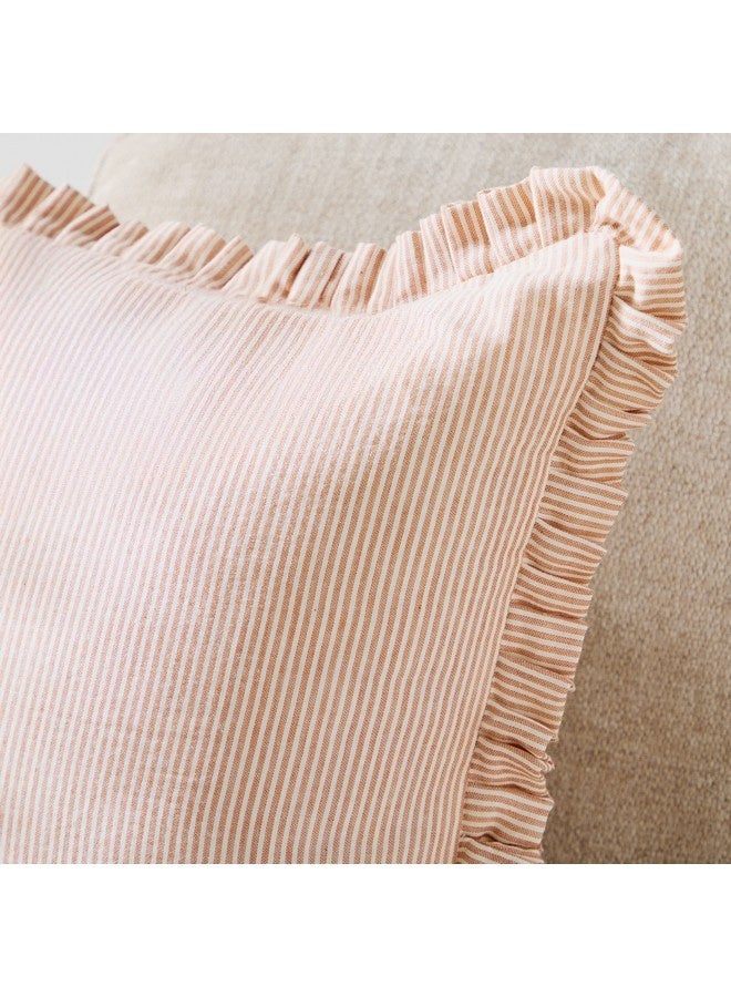 Home Box وسادة دافئة أواسي تيرا بخطوط رفيعة وحواف متموجة 50 × 50 سم - Image 4