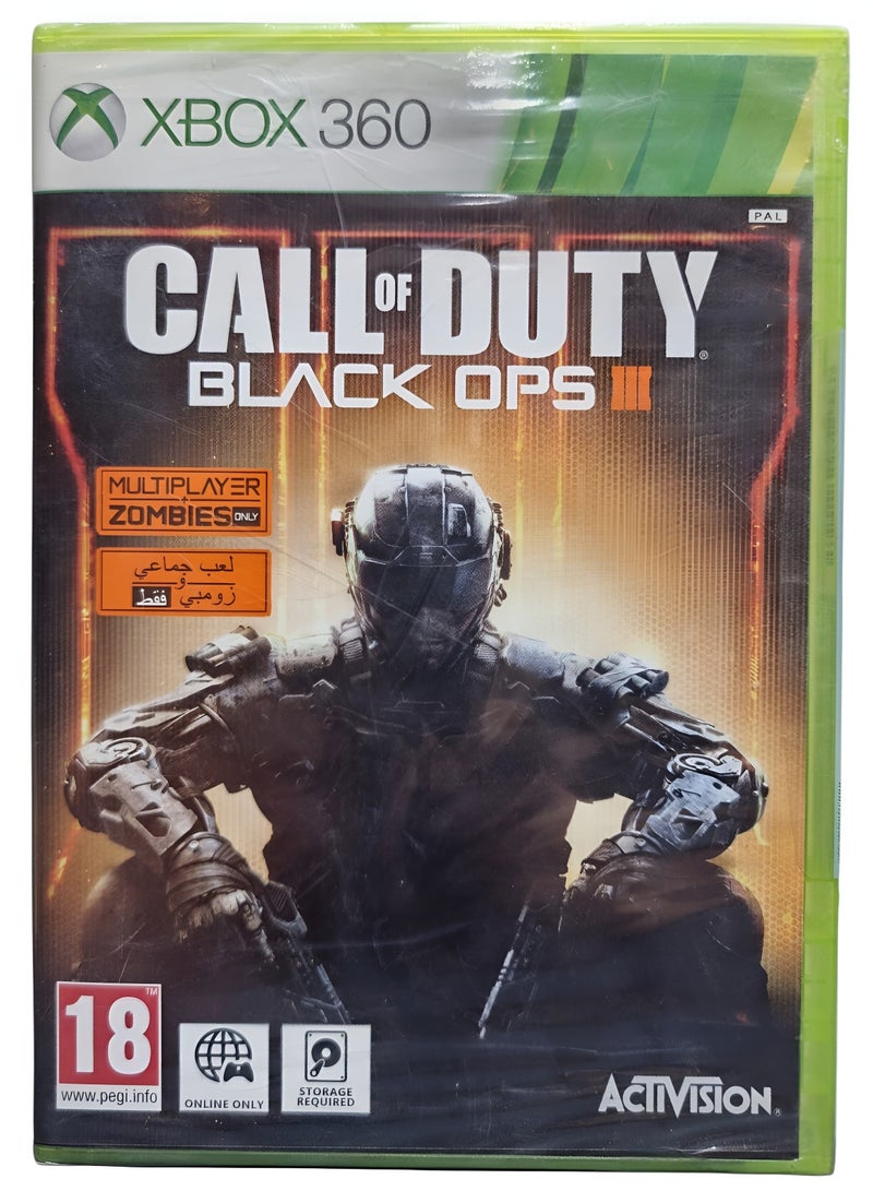 activation Call of Duty Black Ops III - Xbox 360 
