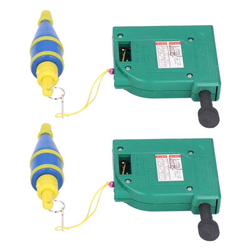 Magnetic Wire Hammer: 2Pcs Alloy Steel Multi-Function Wire Pendant - Strong Magnetic Adsorption Adjustable Distance Measurement Construction Measuring Tools for Construction Workers - Image 2