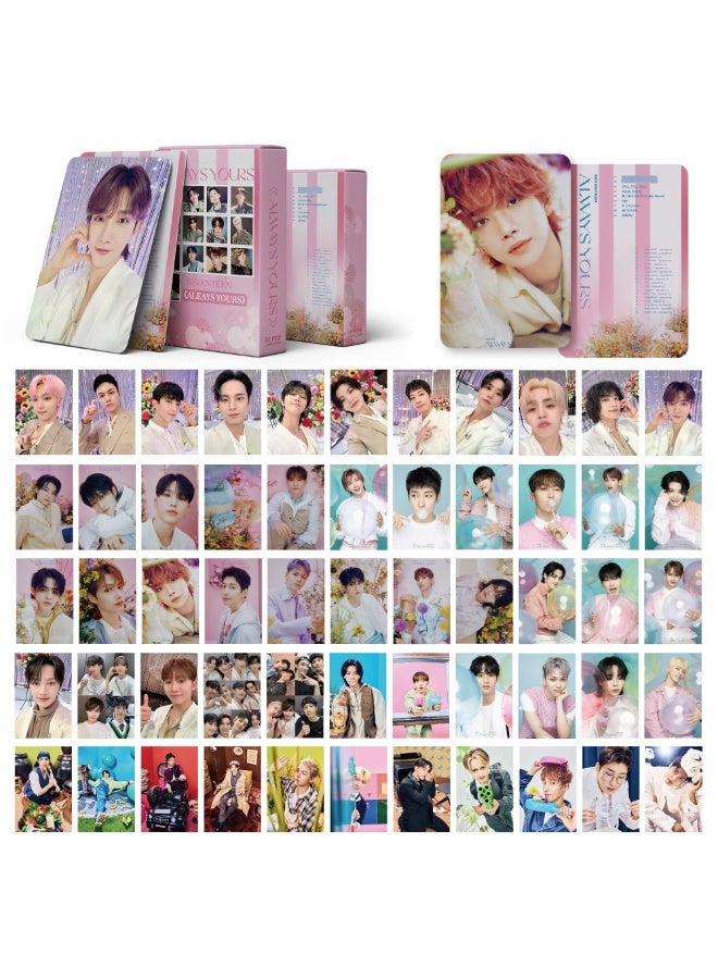 NIBEMINENT 55 Pcs Kpop SEVENTEEN Always Yours LOM Lomo Cards Card For Fans Collection Gifts - Image 3