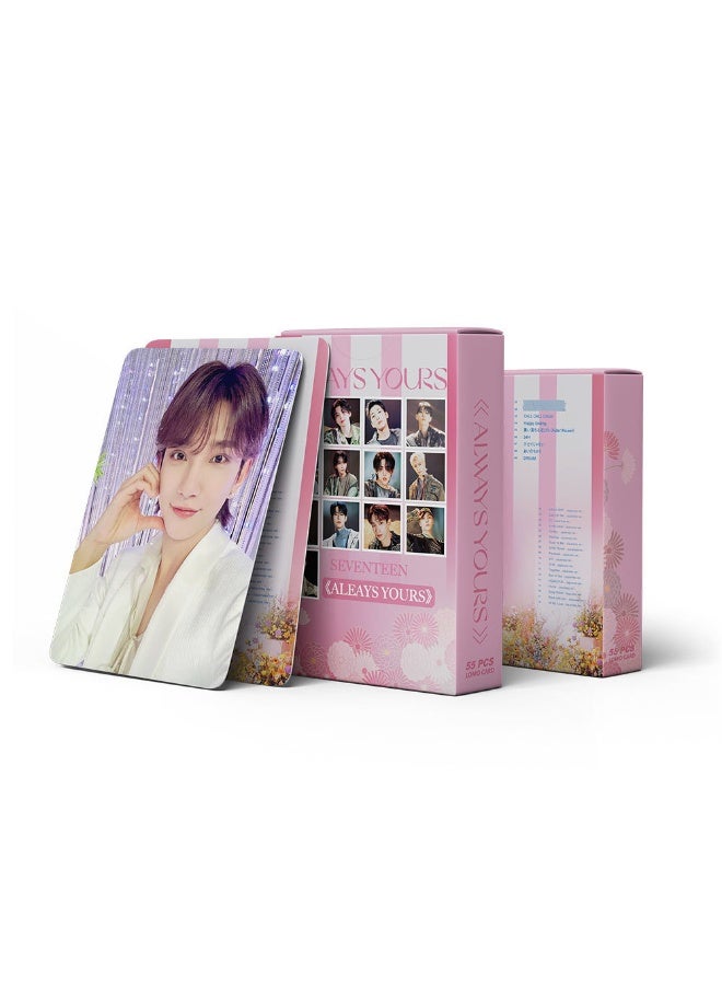 NIBEMINENT 55 Pcs Kpop SEVENTEEN Always Yours LOM Lomo Cards Card For Fans Collection Gifts - Image 1