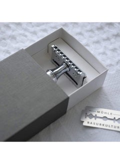 M MÜHLE TRADITIONAL R41 Double Edge Safety Razor (Open Comb) For Men - Perfect for Every Day Use, Barbershop Quality Close Smooth Shave  - Image 3