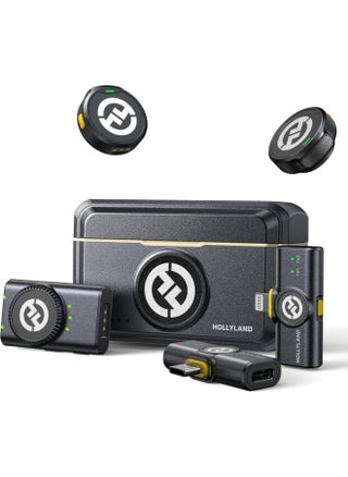 Hollyland Lark M2 Wireless Lavalier Microphone for iPhone/Android/Camera/PC/Laptop with Lightning/USB-C/Plug, 48KHz 24Bit, 1000ft Range, Noise Cancellation, 30H Battery for Video Recording, Streaming - pzsku/Z6E9900B07914AE02F11AZ/45/1748508397/f85be16c-e6d3-4fa9-b519-18db7bdf9530