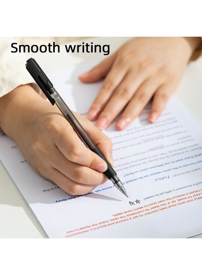 Deli Arrow Ballpoint Pen, 0.7mm Fine Point, Black Ink, Soft Grip for Comfortable Writing - Image 4