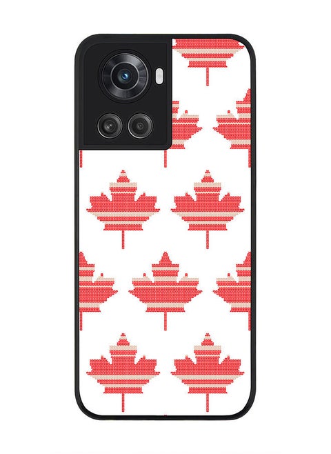 Rugged Black edge case for OnePlus 10R 5G/OnePlus Ace 5G Slim fit Soft Case Flexible Rubber Edges Anti Drop TPU Gel Thin Cover - Maple Mitten