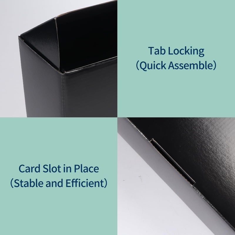 Rempry 12x9x4 Black Shipping Boxes 20 Pack, Large Cardboard Mailer Boxes for Small Business Shipping Packaging - Image 5