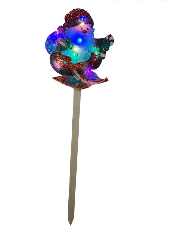 زينة عيد الميلاد في الهواء الطلق ديكور عيد الميلاد أضواء حديقة سانتا كلوز - Image 2