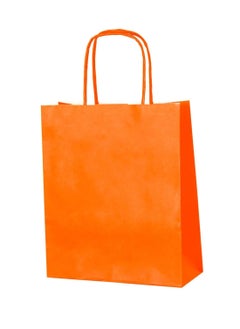 Vitacelli Gift Bags for Kids-Medium size-Handle paper Bags- for Birthdays, Weddings, Holidays, and Parties, Durable Eco-friendly ORANGE  - Image 2