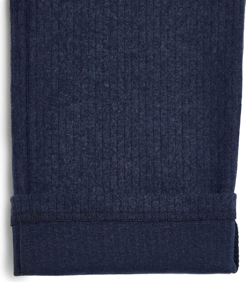 mmetalic Elastic Waist Indigo Girls Tracksuit Bottoms - Comfortable Wide Leg Thick Fabric 7-8-9-10-11-12-13-14 Years  - Image 4