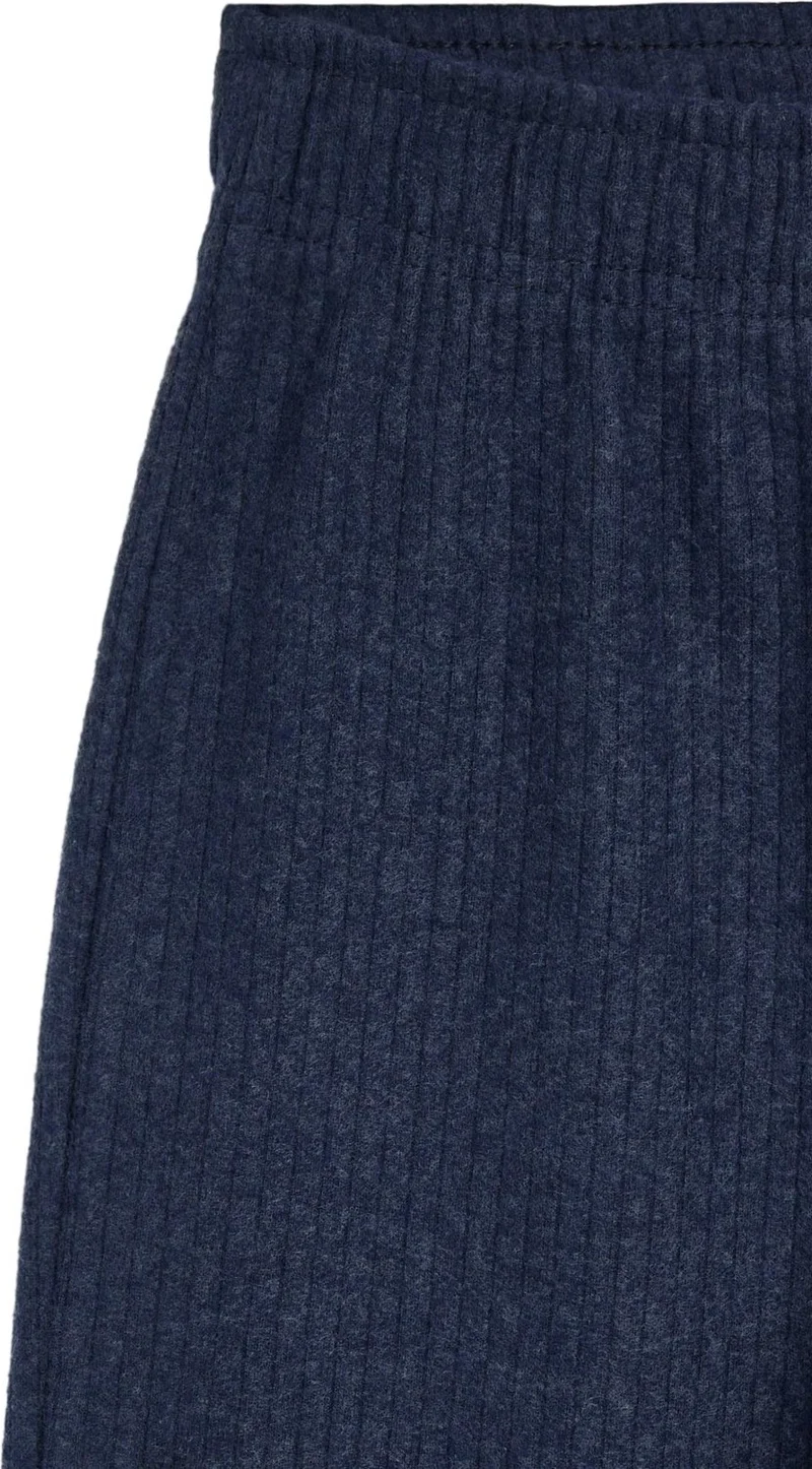 mmetalic Elastic Waist Indigo Girls Tracksuit Bottoms - Comfortable Wide Leg Thick Fabric 7-8-9-10-11-12-13-14 Years