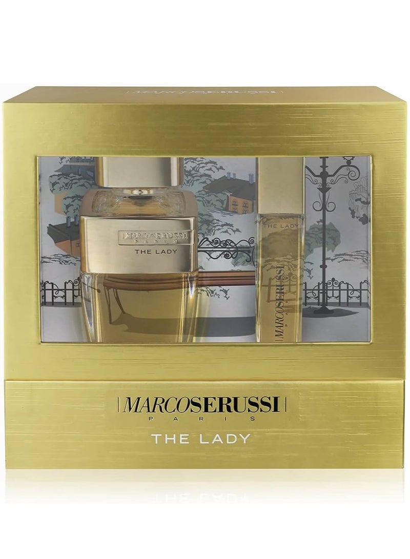 MARCOSERUSSI MARCO SERUSSI THE LADY EDP WOMEN 90ML + 20ML COFFRET - Image 1