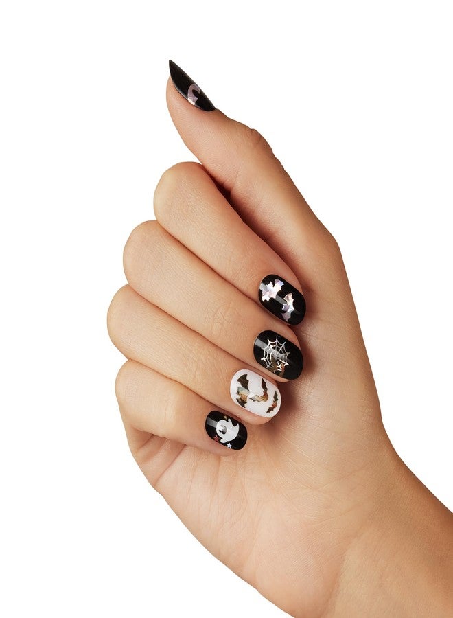 DASHING DIVA ملصقات أظافر داشينغ ديفا ماجيك بيك - ضوء أسود | ملصقات فن الأظافر السهلة | تأتي مع أكثر من 50 ملصق وأداتين لوضع دقيق - Image 2