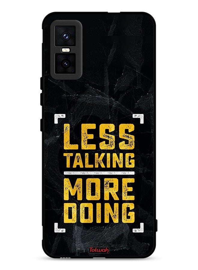 Tolwak Infinix GT 30 Pro Protective Case Cover Less Talking More Doing - Image 1