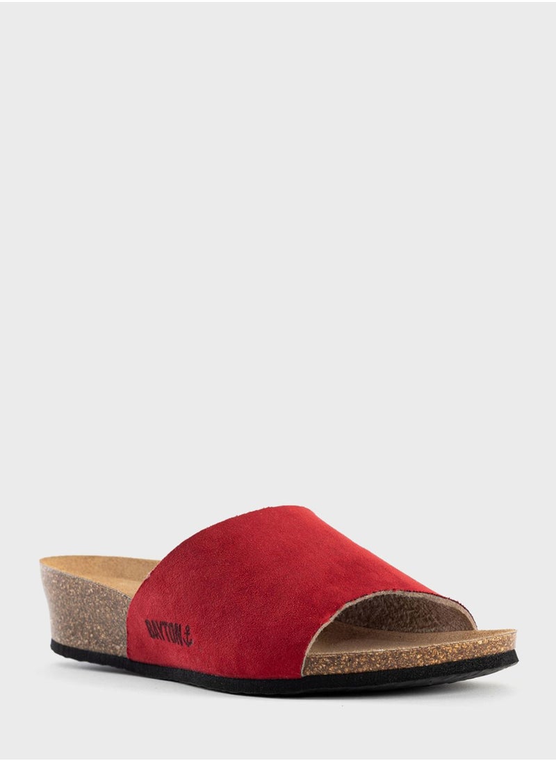 BAYTON Ventura X Strap Wedge Sandals  - Image 3