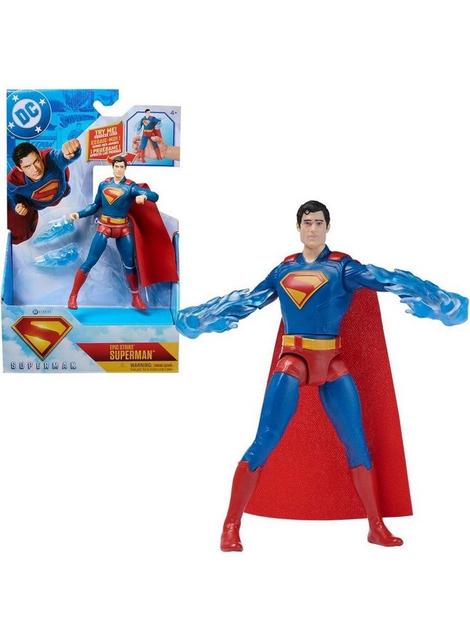 سبن ماستر مجسم شخصية سوبرمان فيلم إيبك سترايك باتل أتاك أزرق وأحمر 15 سم SDC6073319 - Image 1